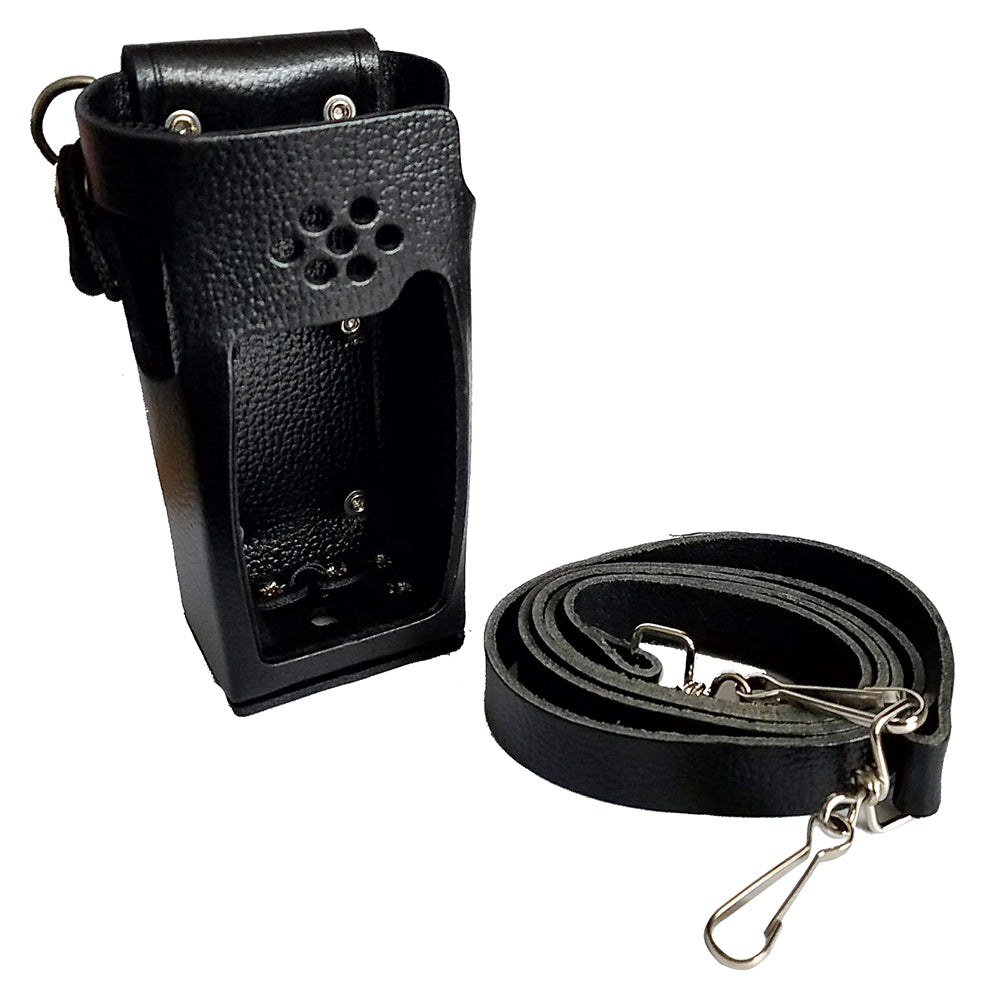 Standard Horizon Leather Case w/Belt Loop  Shoulder Strap [SHC-18]