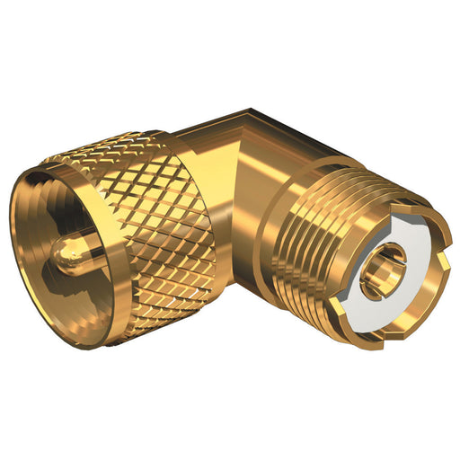 Shakespeare Right Angle Connector - PL-259 to SO-239 Adapter [RA-259-239-G]