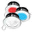 i2Systems Apeiron Pro A503 - 3W - Round -Cool White/Red/Blue - Round - Chrome Finish [A503-11AAG-HE]