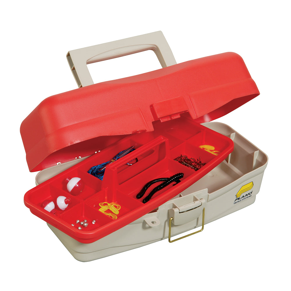 Plano Take Me Fishing Tackle Kit Box - Red/Beige [500000]