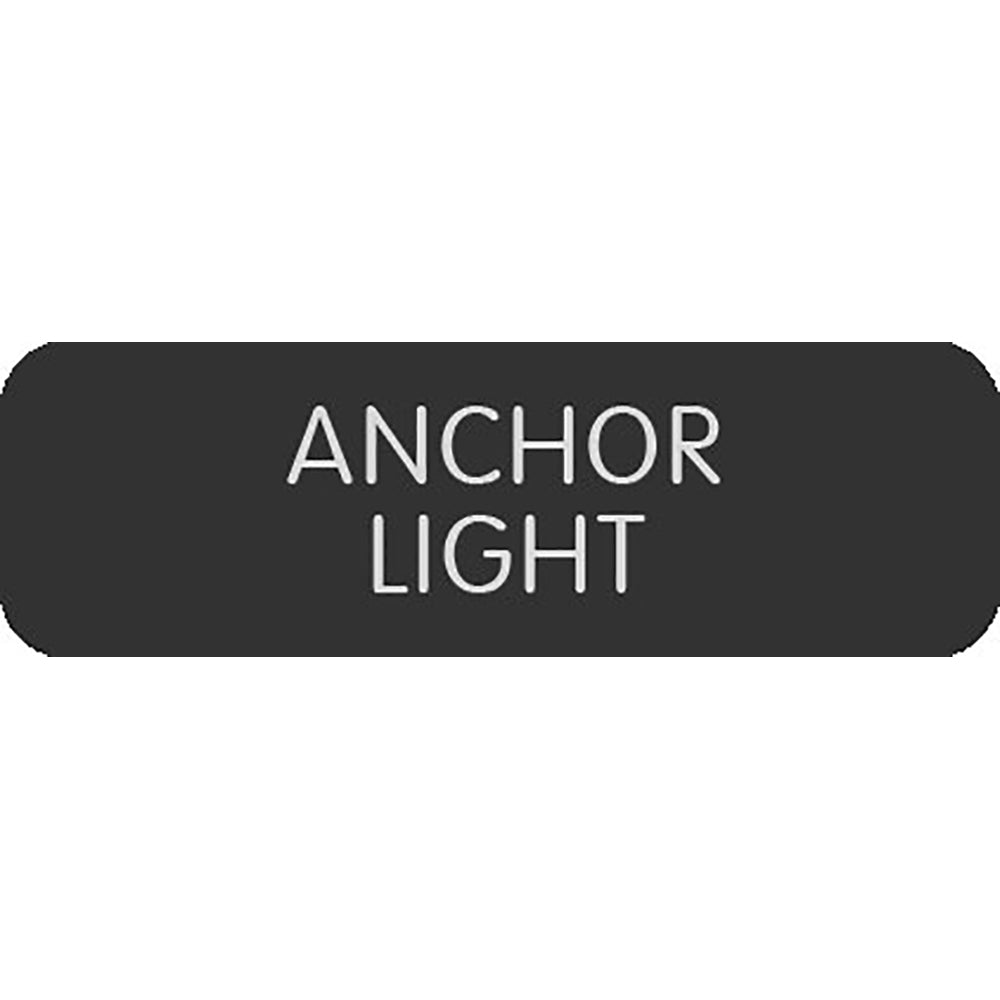 Blue Sea Large Format Label - "Anchor Light" [8063-0035]