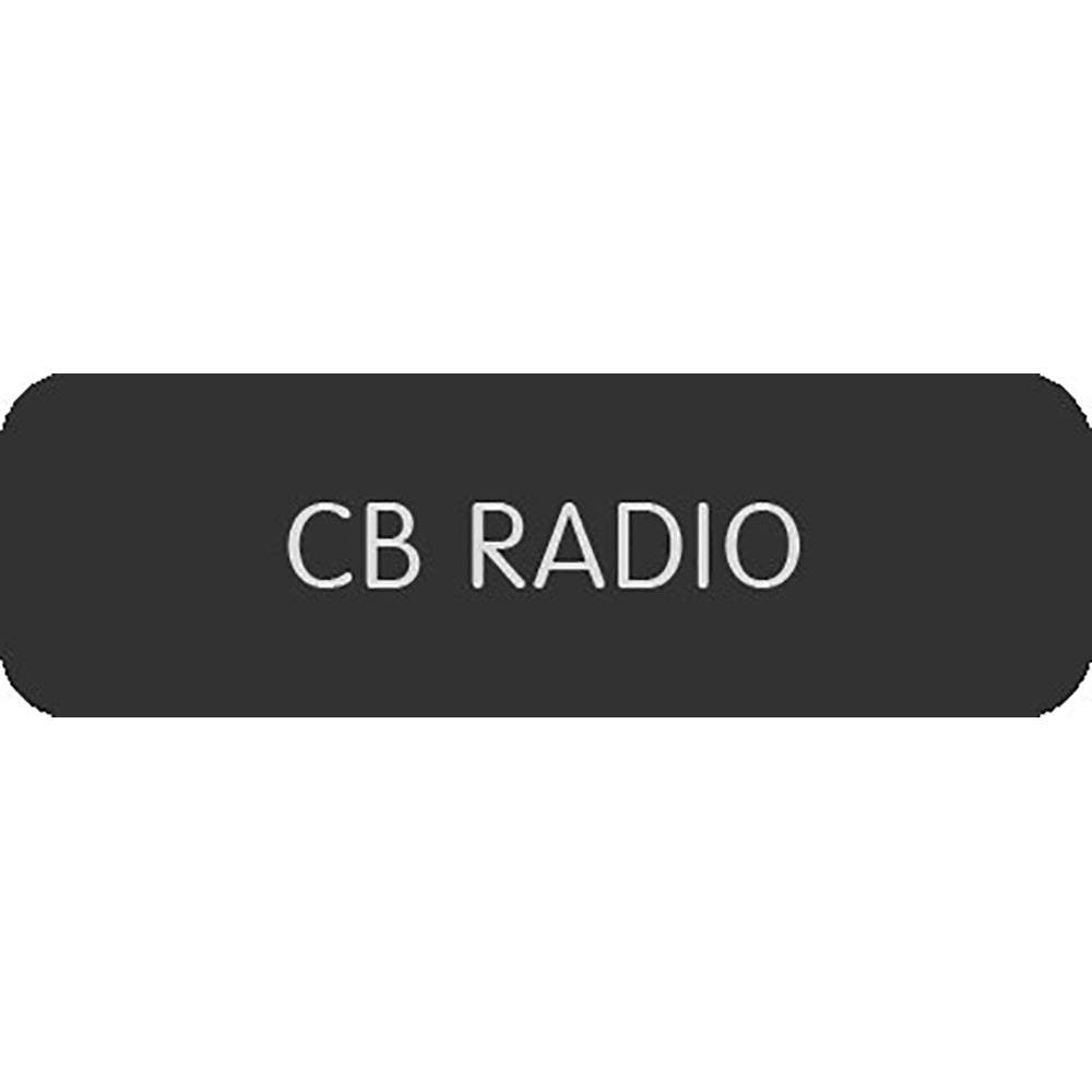 Blue Sea Large Format Label - "CB Radio" [8063-0090]