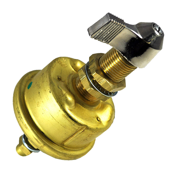 Cole Hersee Single Pole Brass Marine Battery Switch - 175 Amp - Continuous 1000 Amp Intermittent [M-284-BP]