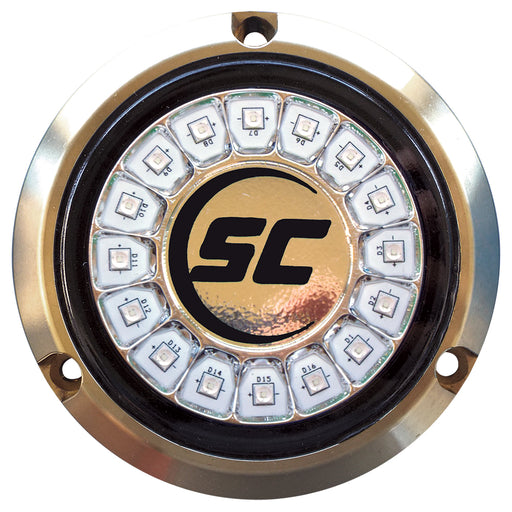 Shadow-Caster Great White Single Color Underwater Light - 16 LEDs - Bronze [SCR-16-GW-BZ-10]