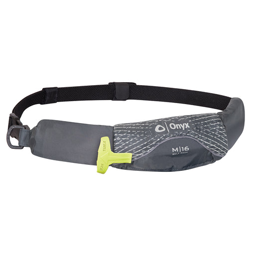 Onyx M-16 Manual Inflatable Belt Pack (PFD) - Grey [130900-701-004-19]