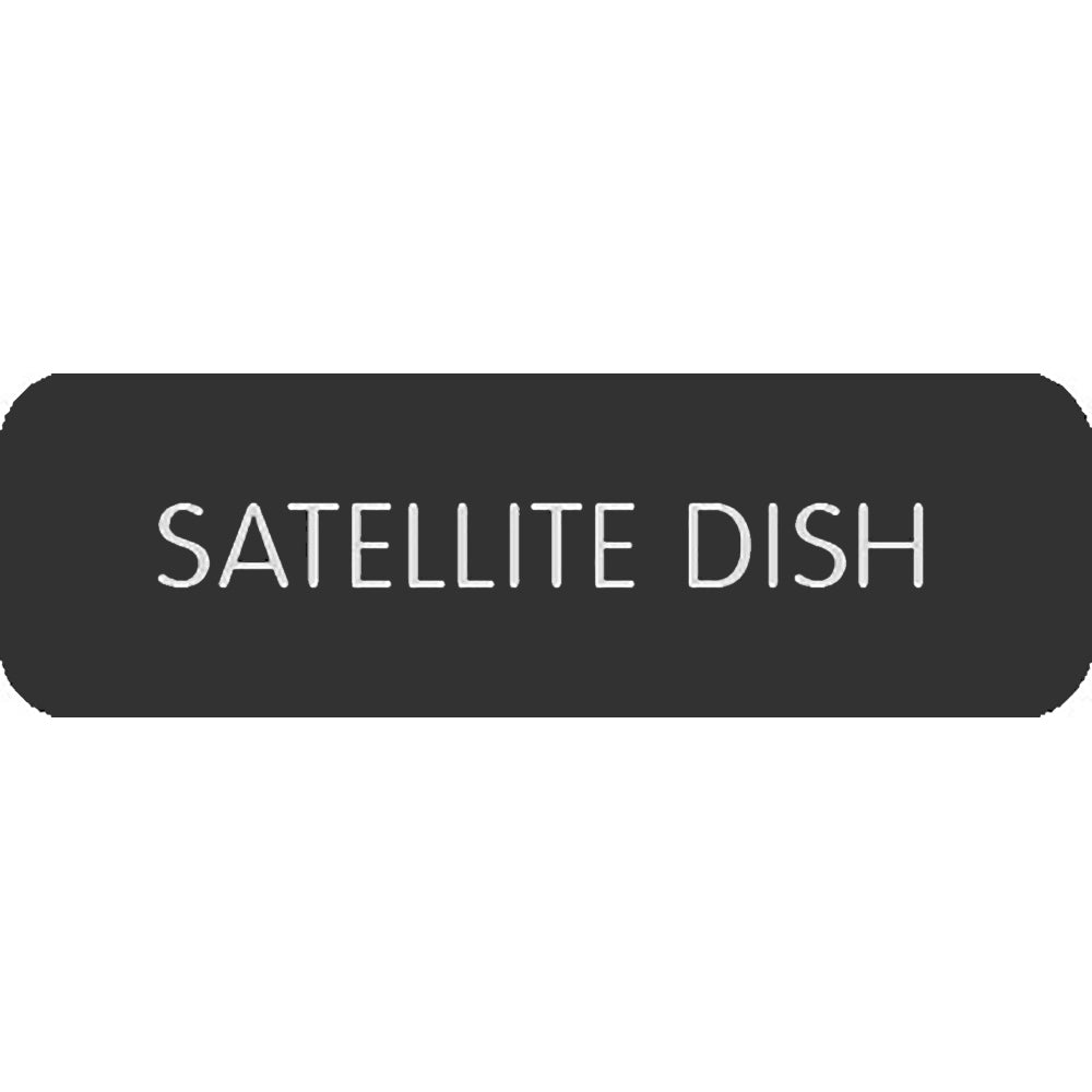 Blue Sea Large Format Label - "Satellite Dish" [8063-0372]