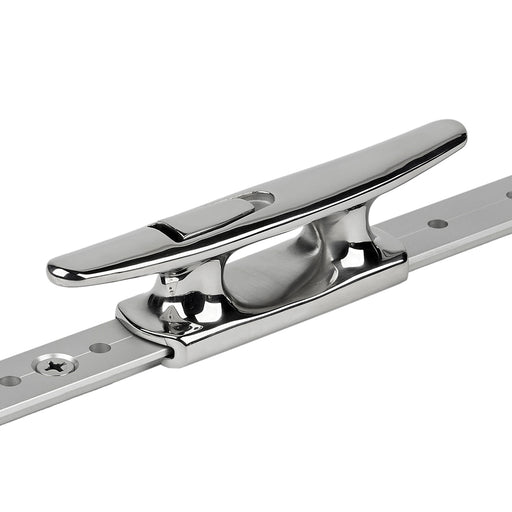 Schaefer Mid-Rail Chock/Cleat Stainless Steel - 1-1/4" [70-75]
