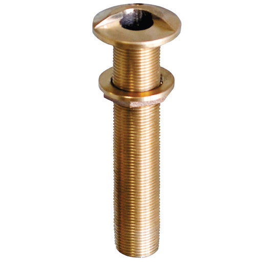 GROCO 1-1/4" Bronze Extra Long High Speed Thru-Hull Fitting w/Nut [HSTHXL-1250-W]