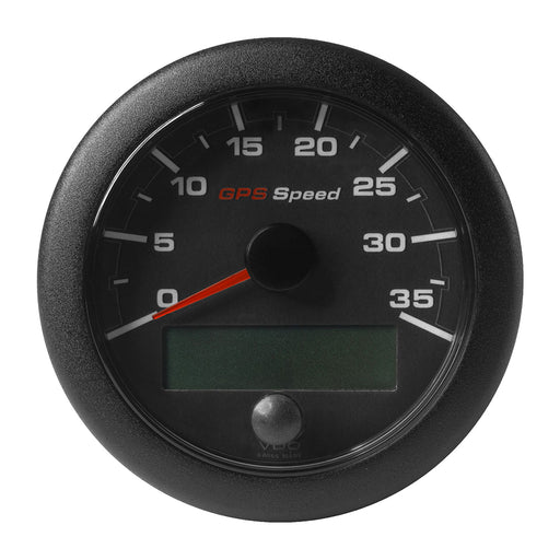 Veratron 3-3/8" (85mm) OceanLink GPS Speedometer - Black Dial  Bezel (0-35 K/MPH/KMH) [A2C1351980001]