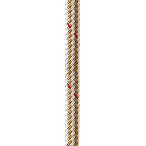 New England Ropes 5/8" Double Braid Dock Line - White/Gold w/Tracer - 40 [C5059-20-00040]