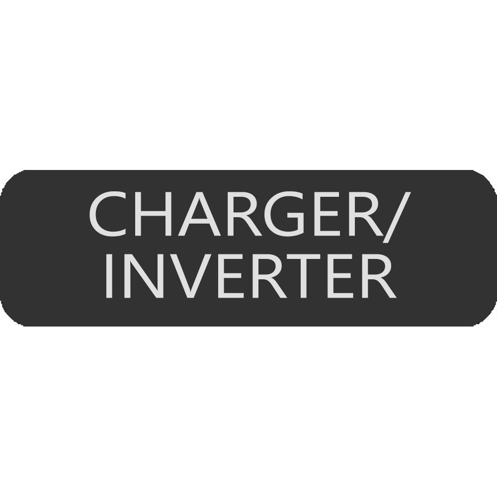 Blue Sea 8063-0094 Large Format Charger-Inverter Label [8063-0094]