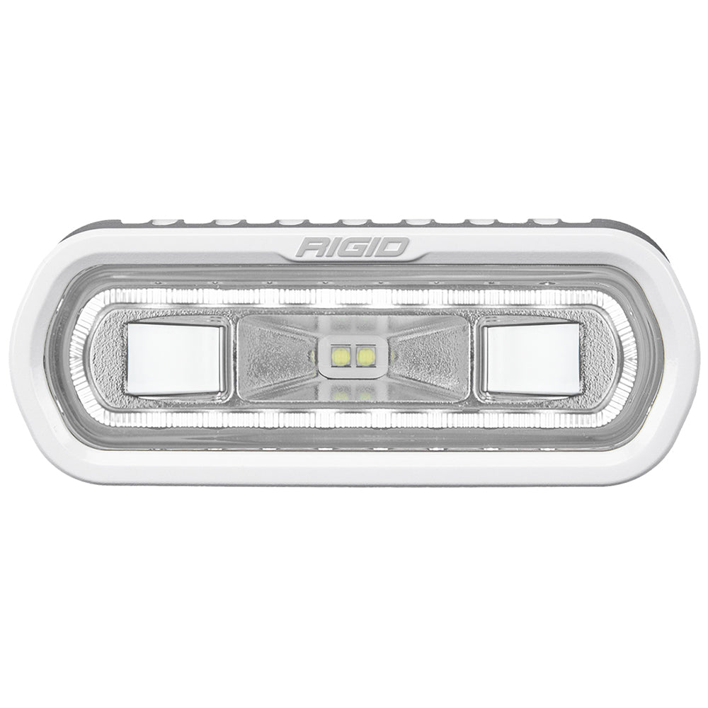RIGID Industries SR-L Series Marine Spreader Light - White Surface Mount - White Light w/White Halo [51100]