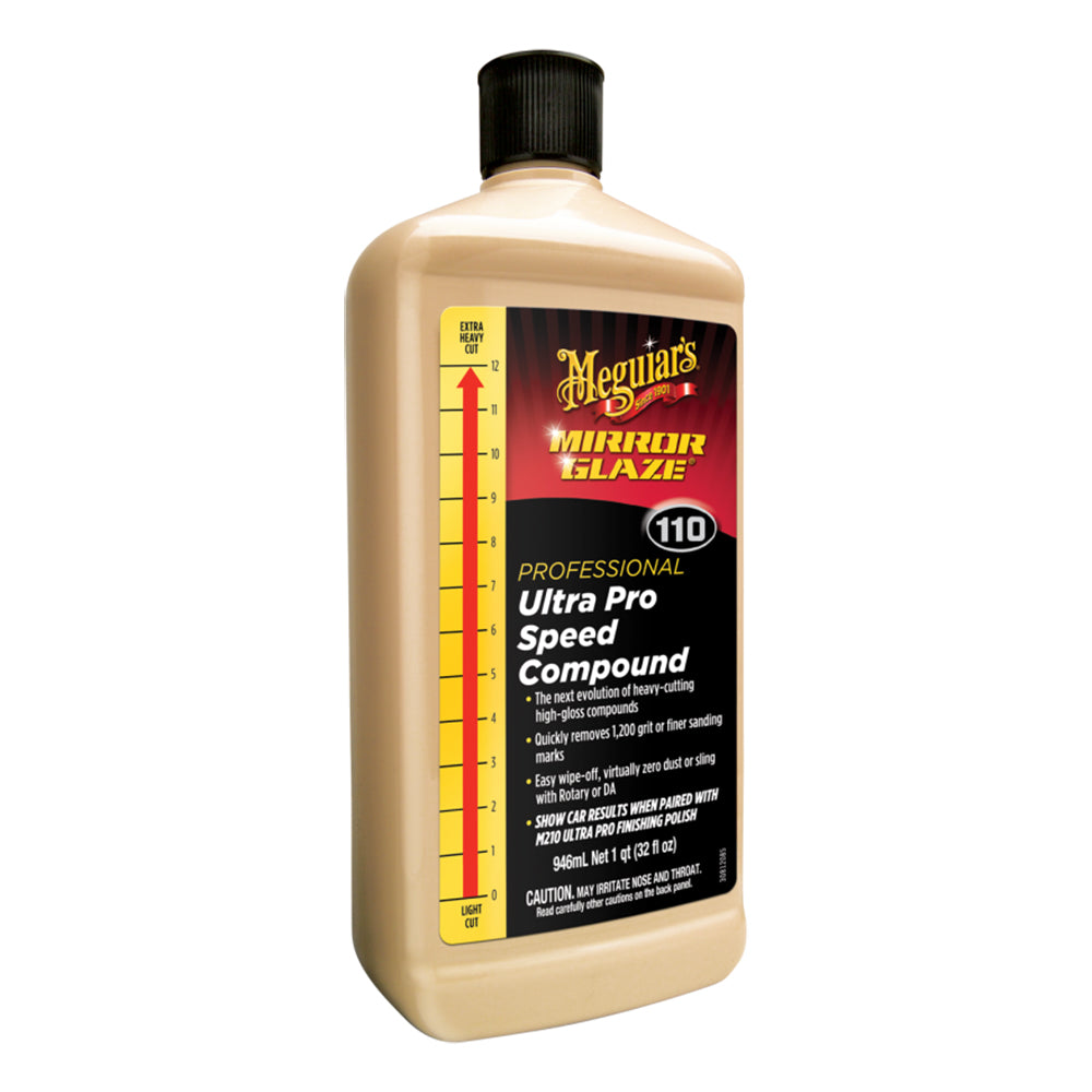 Meguiars Mirror Glaze Ultra Pro Speed Compound - Heavy Cut, High Gloss - 32oz [M11032]