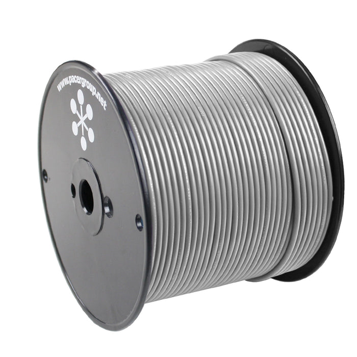 Pacer Grey 16 AWG Primary Wire - 500 [WUL16GY-500]