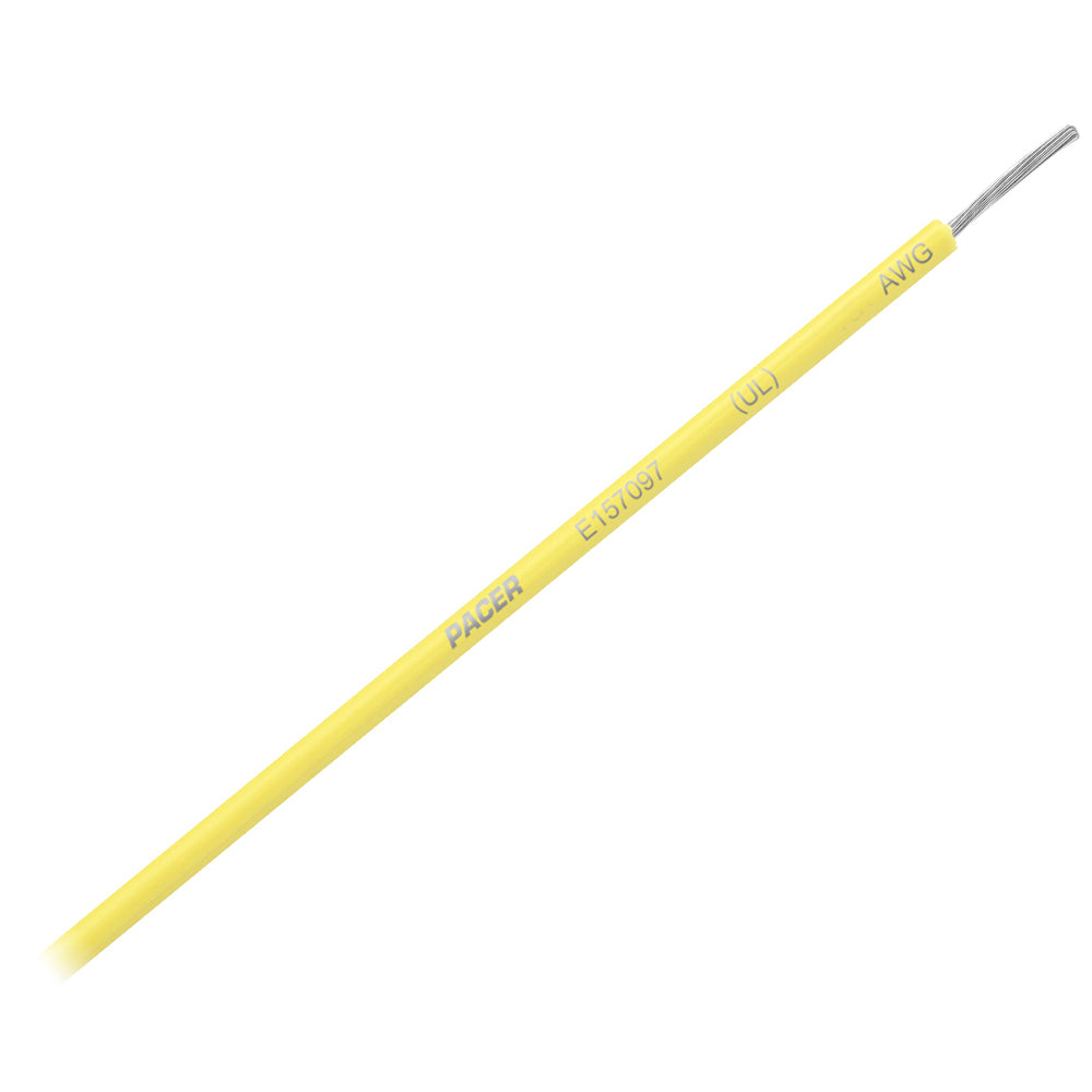 Pacer Yellow 14 AWG Primary Wire - 25 [WUL14YL-25]
