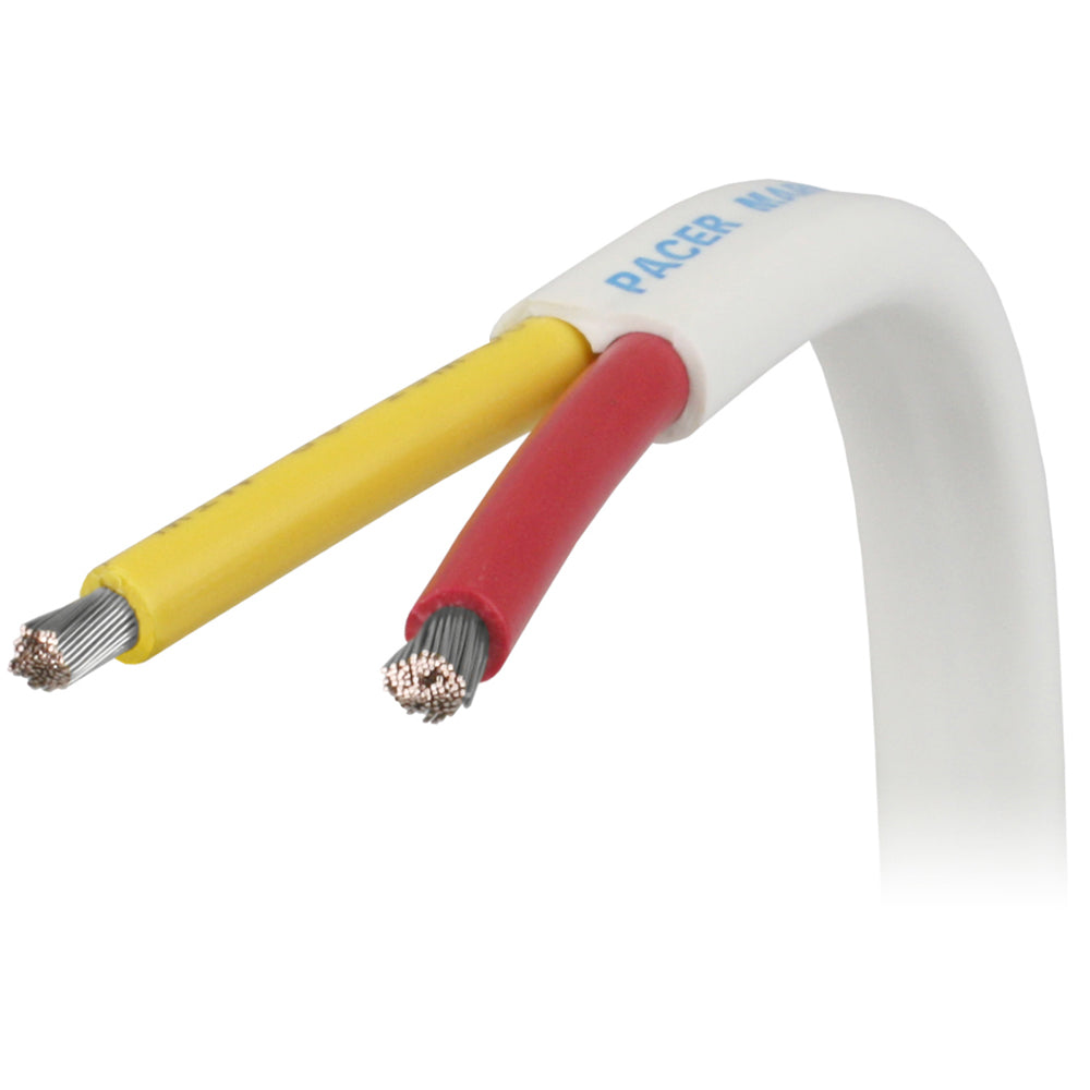 Pacer 18/2 AWG Safety Duplex Cable - Red/Yellow - 100 [W18/2RYW-100]