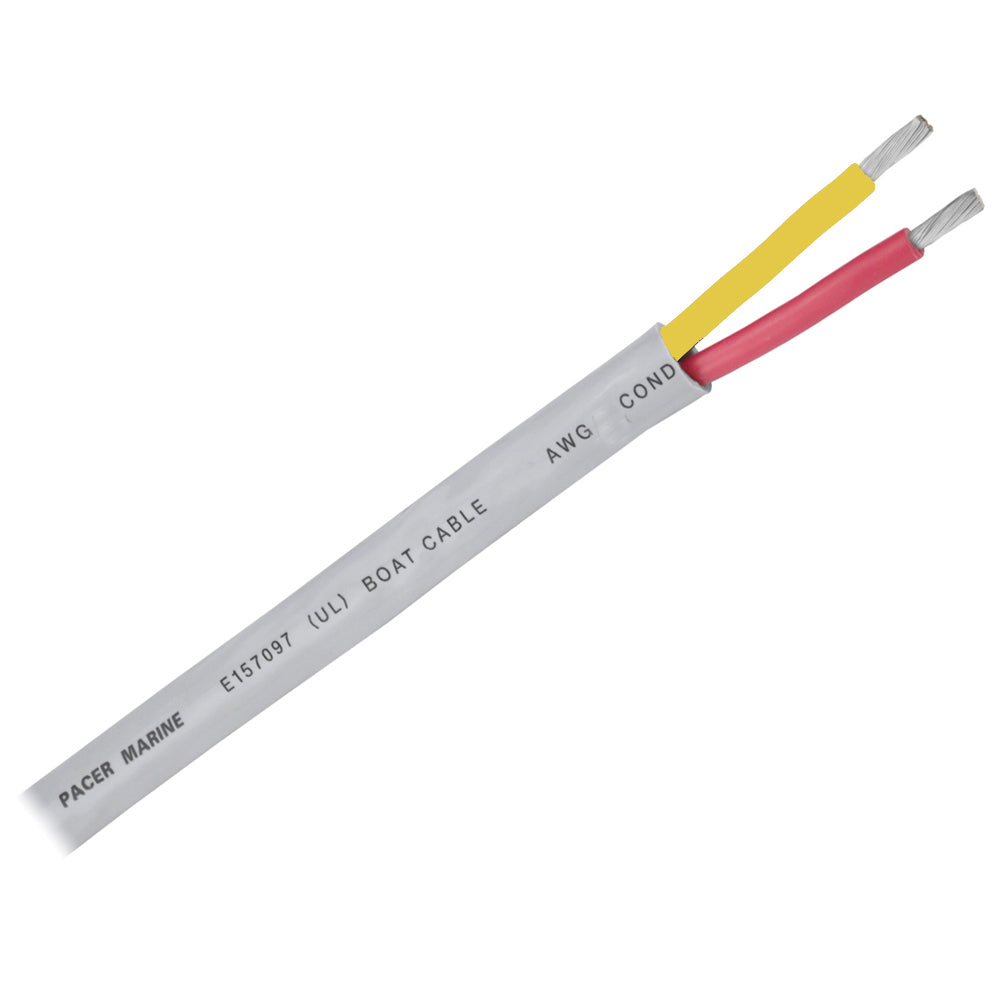 Pacer 14/2 AWG Round Safety Duplex Cable - Red/Yellow - 100 [WR14/2RYW-100]