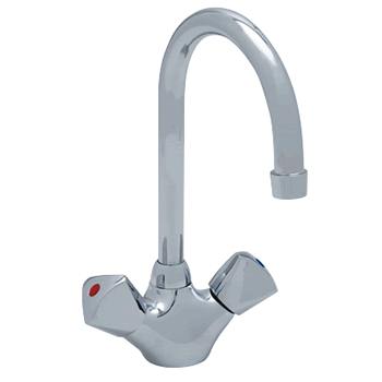 Ambassador Marine 133-0202-CP Galley Faucet High Arc