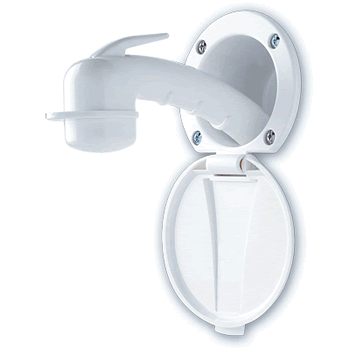 Ambassador Marine 137-0000-WH Recessed Shower White