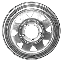 Load Star Rim 14x6 Spoke 5lug 4.5 Galvanized [20354]