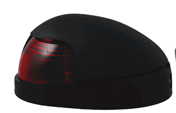 Attwood Side Light Red/Black [3150R7]