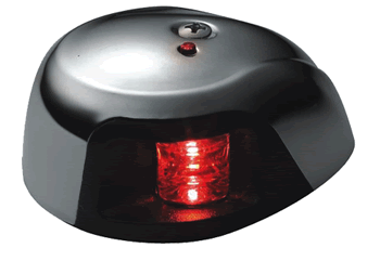 Attwood Side Light Red S/S Led [3530R7]