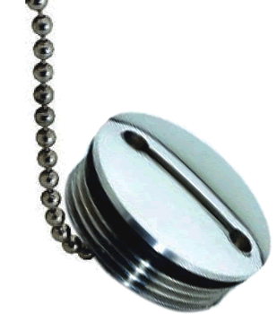 Attwood Replacement Cap & Chain [66074-3]