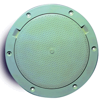 Beckson Deck Plate 8"White/Pry Non Skid [DP83-W]