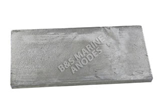 B & S Marine Solid Zinc Plate 1/2"X6"X12" [BSM12X6X12]
