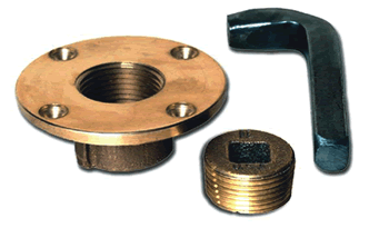 Buck Algonquin Drain Plug & Flange 1" [00DP100]