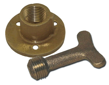 Buck Algonquin Drain Plug 1/2" Comp W/T-Hndl [00DP84T]