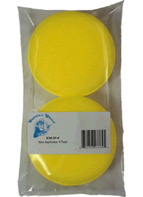 Captain's Choice Foam Wax Applicator (4-PK) [ICM-3F-4]