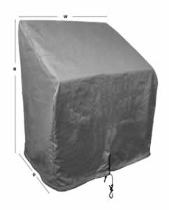 Carver Ctr Console Cover 40dx33wx36h [84001-10]
