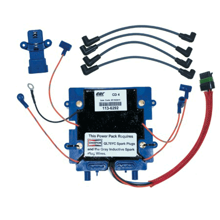 CDI Electronics Power Pack Kit J/E 4 Cyl [113-6292K 1]
