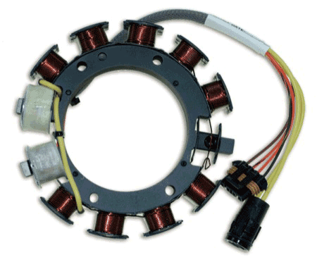 CDI Electronics Stator Jhn/Evr 4 Cyl 20amp [173-4849]