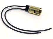 Cole Hersee Dc Socket Brass 8"Pigtail [26100-BP]