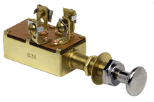 Cole Hersee Push Pull Switch 3-Way [M532BP]