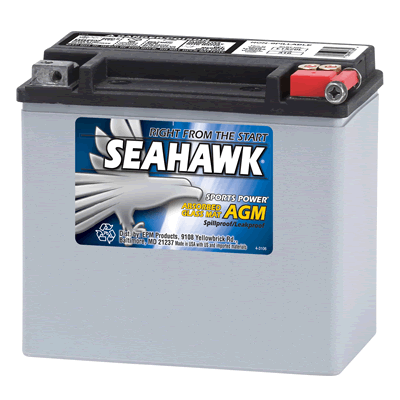 SeaHawk Pwc Battery Agm Sealed 325 Cca [ETX 16-S]