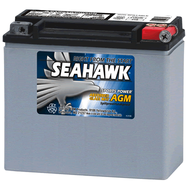 SeaHawk Pwc Battery Agm Sealed 310 Cca [ETX 20L-S]