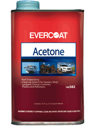 Evercoat Acetone Quart [100582]