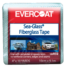 Evercoat Sea-Glass Tape 4"X10 Yd [100932]