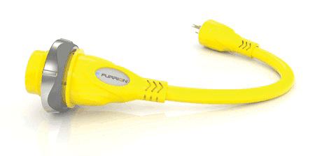Furrion Adapter 30a To 15a Plug Yellow [381706]