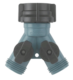 Gilmour Double Hose Heavy Duty Shut-Off Y-Valve