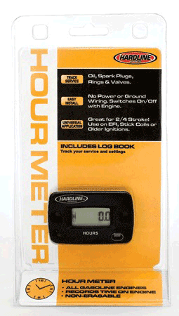 Hardline Hour Meter Clamshell Pkg [HR-8063-2]
