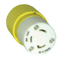 Hubbell Connector Body 30a 125v [HBL305CRC]