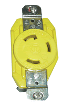 Hubbell Locking Nylon Receptacle 30a [HBL305CRR]