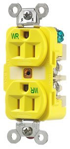 Hubbell Duplex Outlet 15a 125v [HBL52CM62]