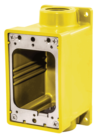 Hubbell Fd Box Yellow [HBL60CM83A]