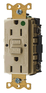 Hubbell Ground Fault Receptacle [GFRST52MI]