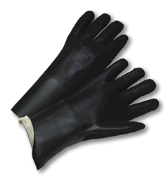 West Chester Black Pvc Gloves 12" [13012]